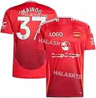 24-25 マンチェスター・ユナイテッド 37番 メイヌー 長袖 ユニフォーム Kemari87 KISHISPO / マンチェスターユナイテッド 24-25 ホーム